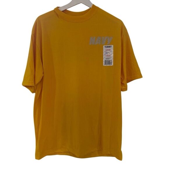 navy Other - Authentic USA NAVY Originals NWT Tshirt Yellow short sleeve